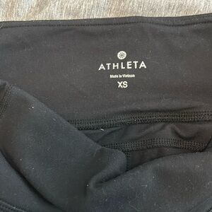 Athleta straight leg black pants. Size XS.